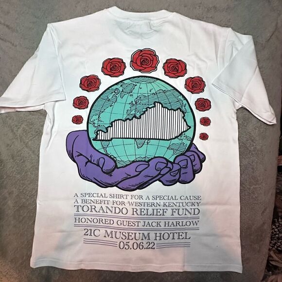 NWTs HOMME + FEMME Steve Wilson Western KY Tornado Relief Size Medium - Picture 1 of 6